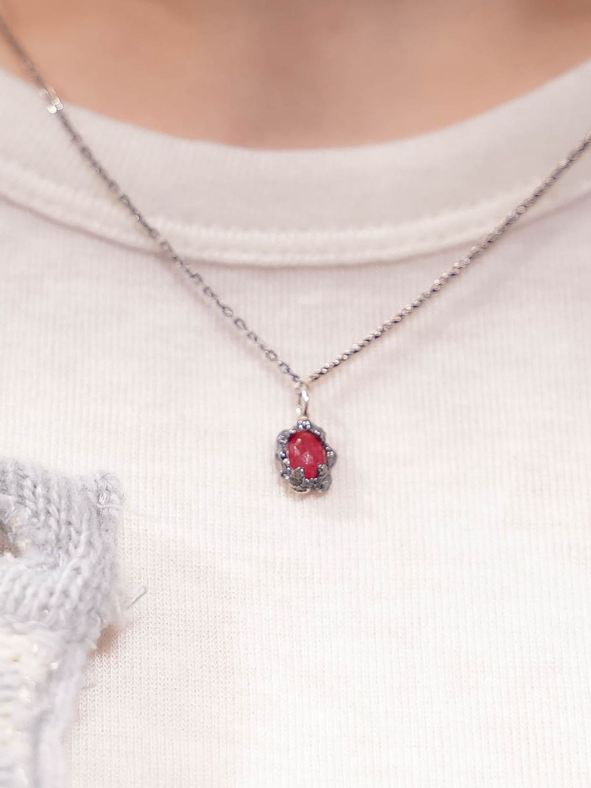 하랑(HARANG) HR 212N_Dyed Quartz Necklace