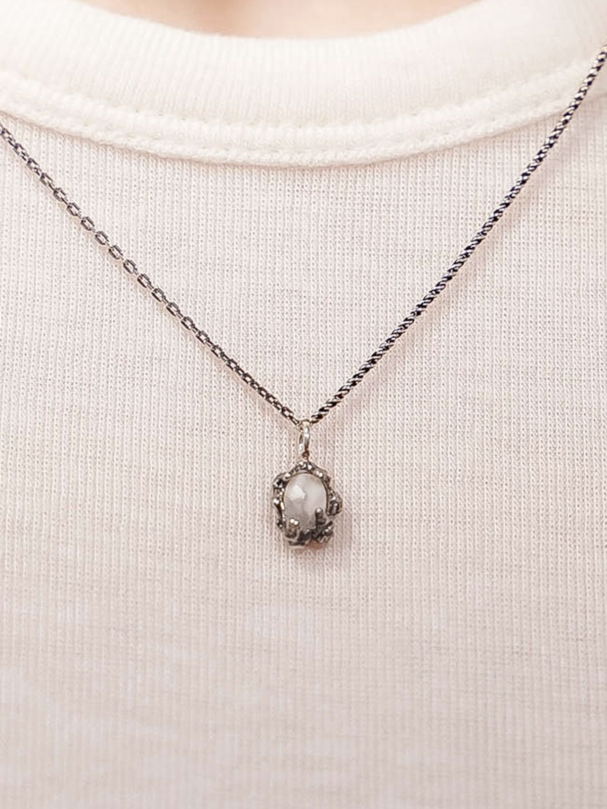 하랑(HARANG) HR 215N_Howlite Necklace