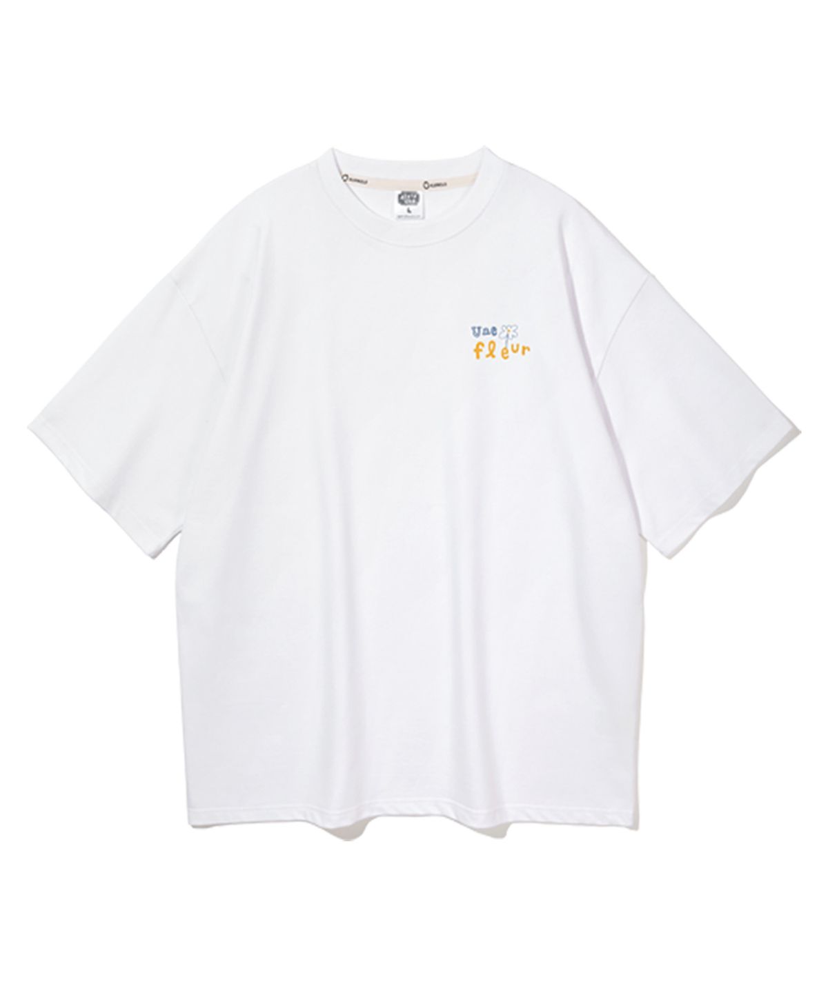 앨빈클로(ALVINCLO) [CP] JARDIN FLOWER 오버핏 반팔티 AST4586 (2 COLOR)