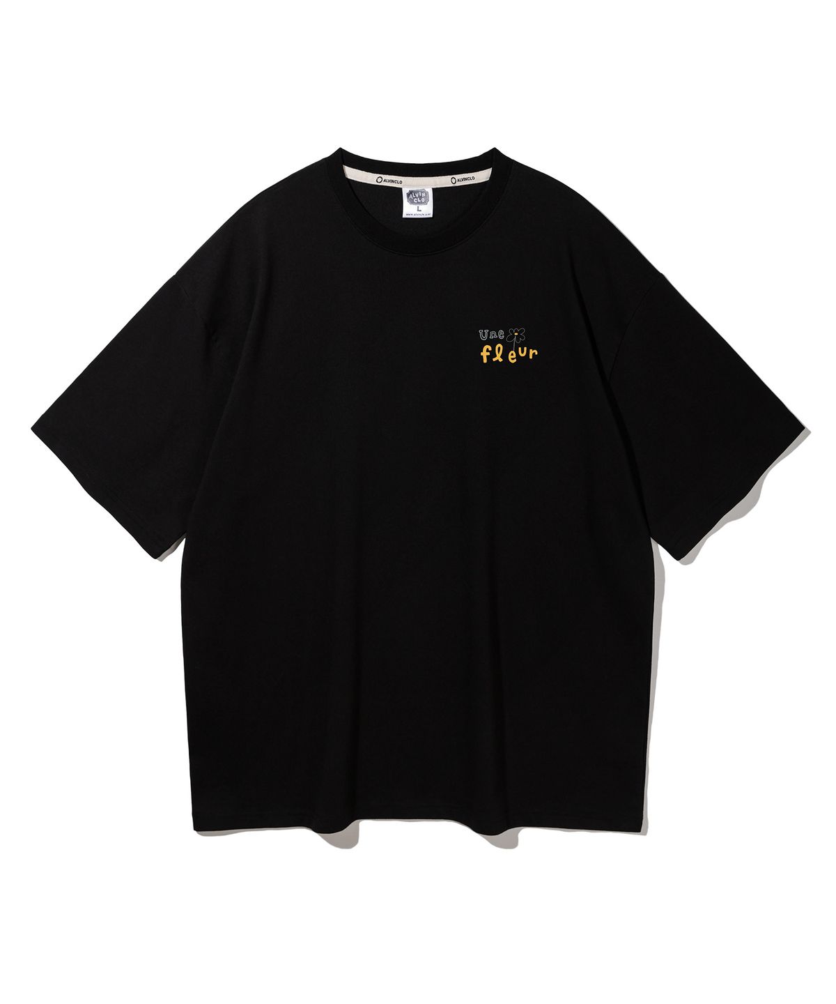 앨빈클로(ALVINCLO) [CP] JARDIN FLOWER 오버핏 반팔티 AST4586 (2 COLOR)