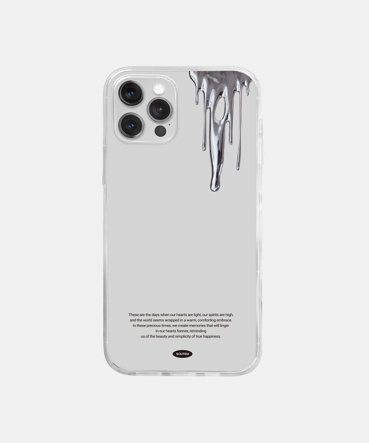 소유템(SOUTEM) Silver Garden Phone Case_Clear