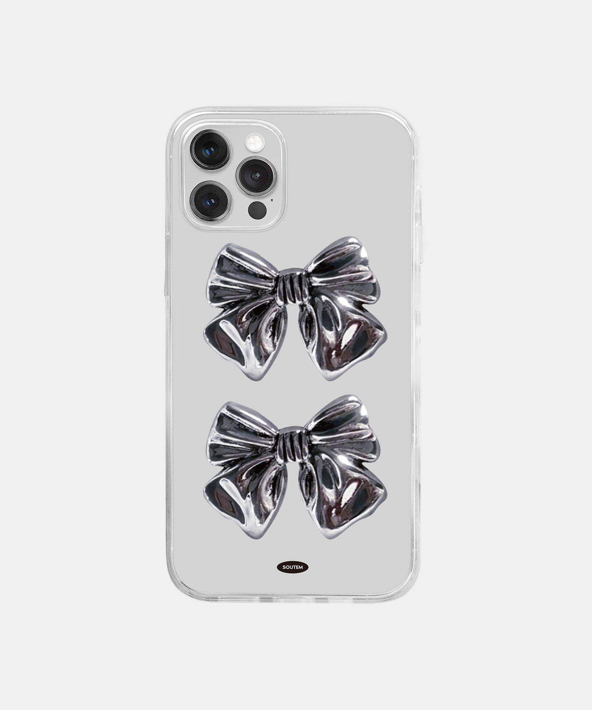 소유템(SOUTEM) Silver Garden Phone Case_Clear