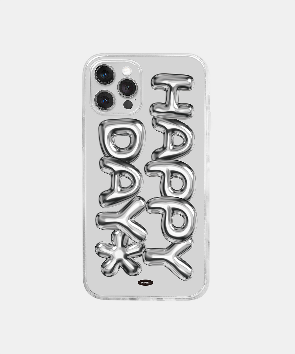 소유템(SOUTEM) Silver Garden Phone Case_Clear