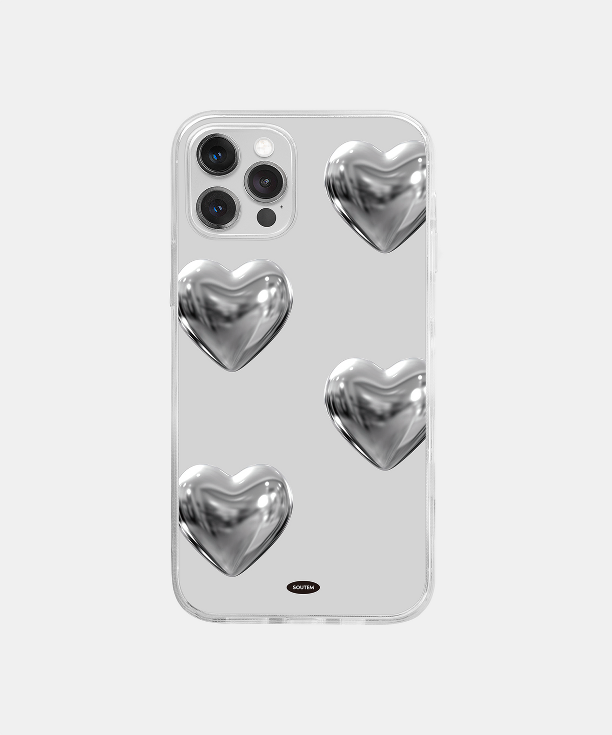 소유템(SOUTEM) Silver Garden Phone Case_Clear