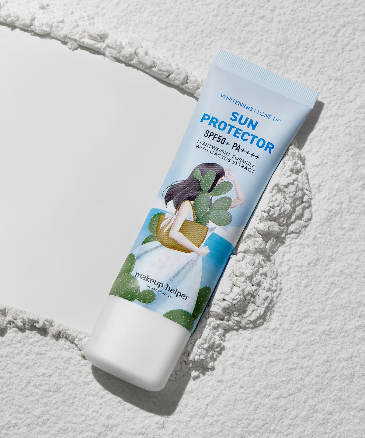 메이크업헬퍼(MAKEUP HELPER) 화이트닝 톤업 선 프로텍터 SPF50+PA++++