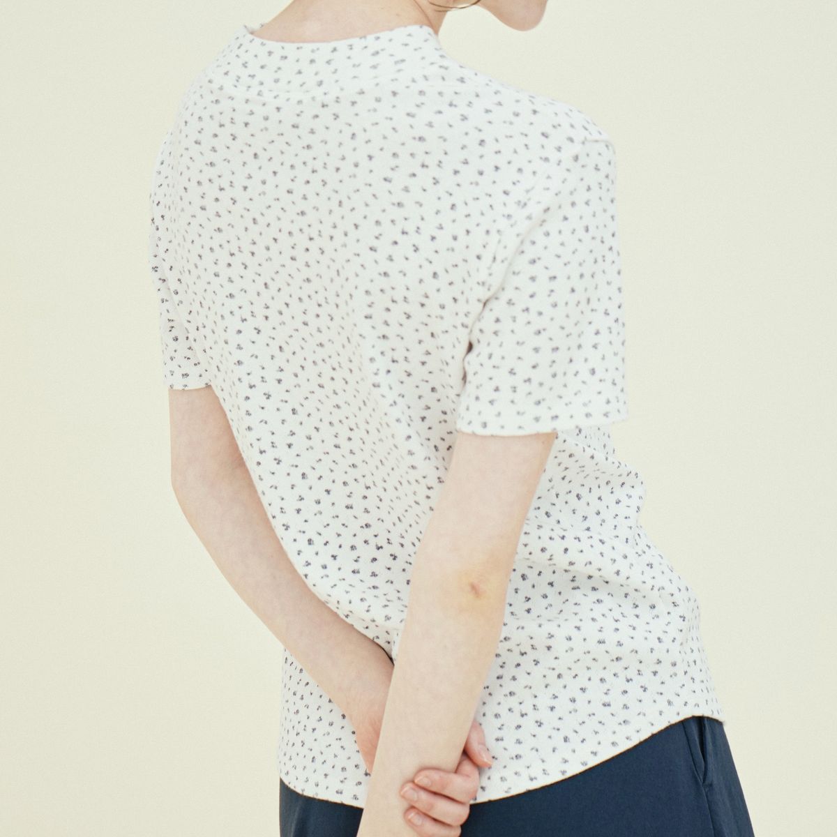 치키타(CHIQUITA) 하이넥 T 4부 (플라워) 아이 242603FIV