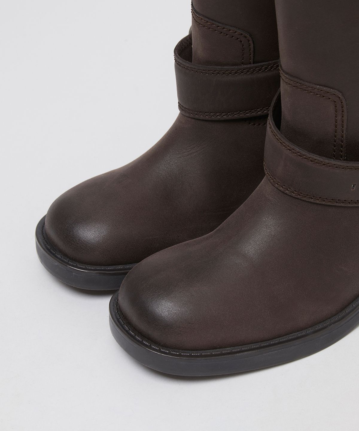 아카이브앱크(ARCHIVEPKE) Buckle boots(Vintage mocha)_OK3BX25003BRW