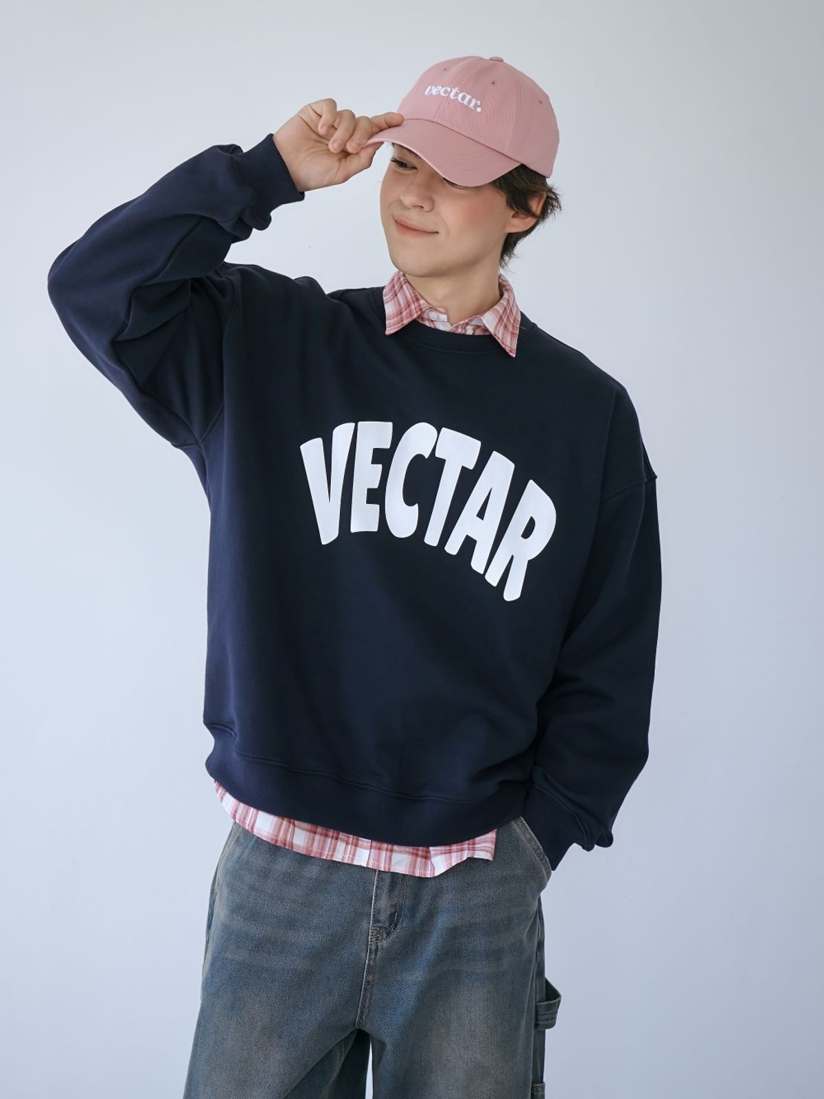 벡타르(VECTAR.) 시그니처 로고 볼캡 [인디 핑크]