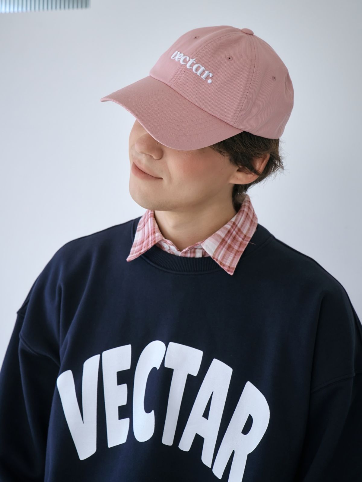 벡타르(VECTAR.) 시그니처 로고 볼캡 [인디 핑크]