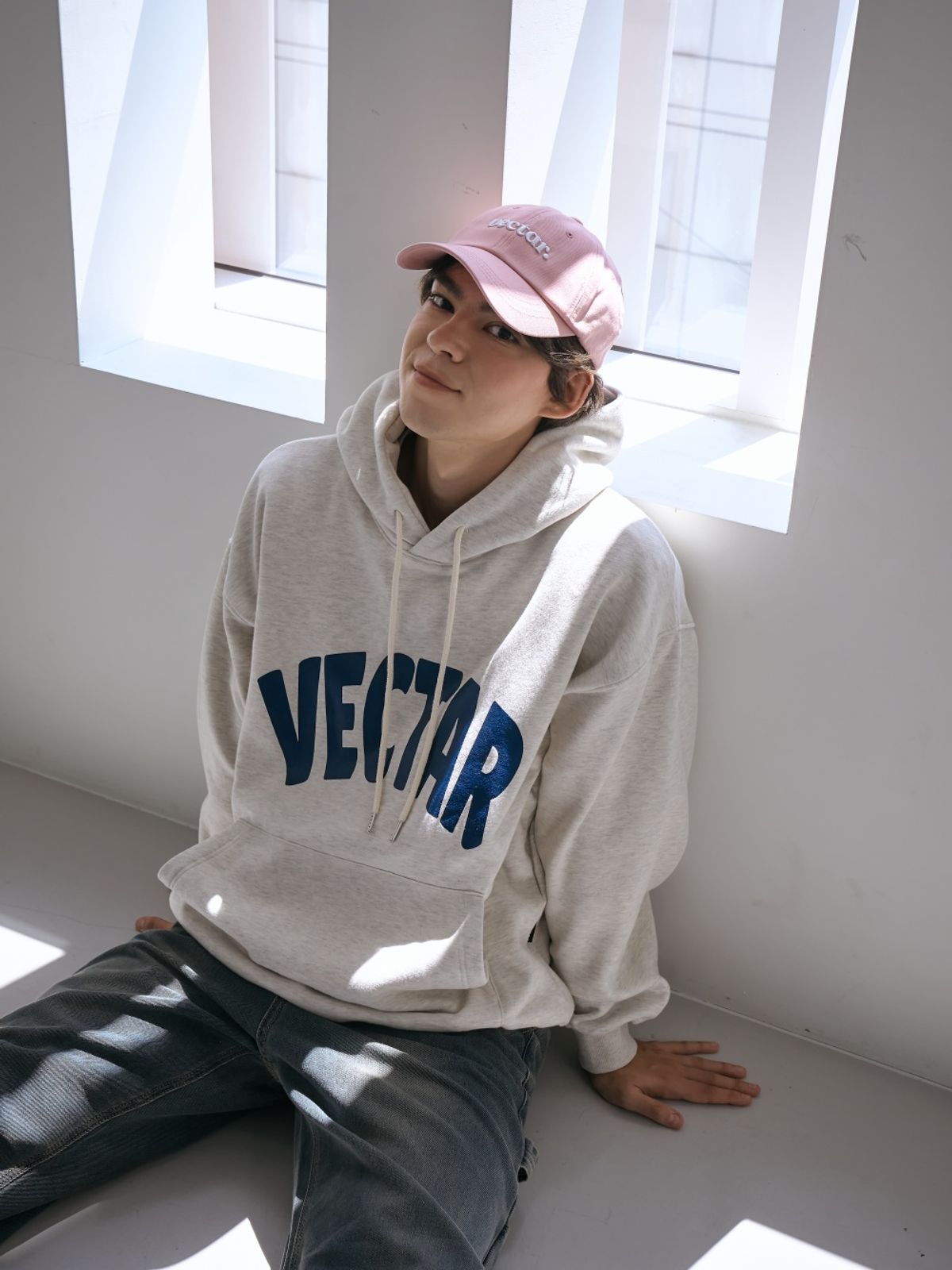 벡타르(VECTAR.) 시그니처 로고 볼캡 [인디 핑크]