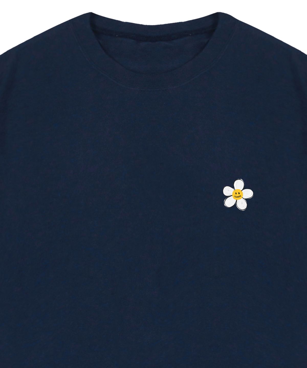 그레이버(GRAVER) [UNISEX]페인팅 스몰 플라워도트 반팔티_네이비