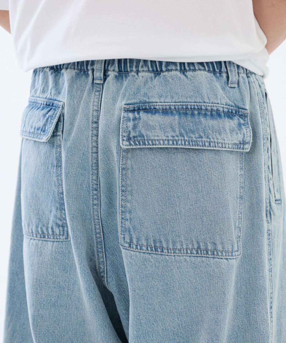 이스트서비스샵(eastserviceshop) One Wash Parachute Denim - L/Blue