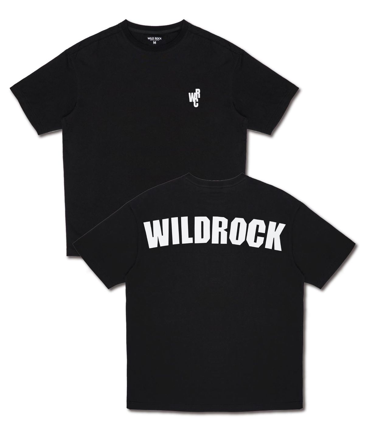 와일드락(WILDROCK) 와일드 머슬 오버핏 티셔츠_블랙