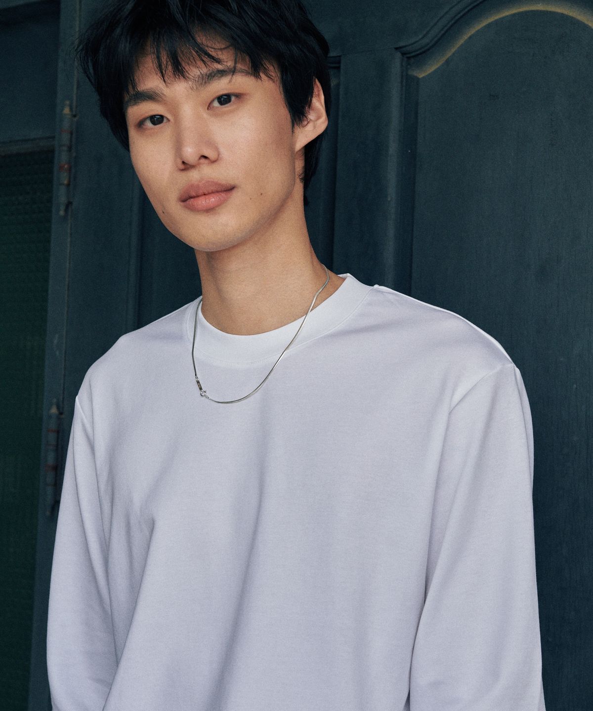 베흐트(VERTE) [Mens][925 silver] Un.silver.161 / flat soir necklace (long ver.)