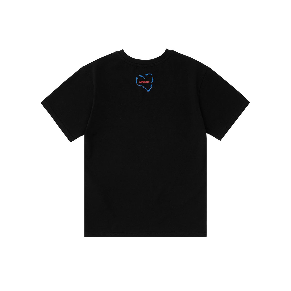 노쿨러스(NOSCOULEURS) (W) LOVE US T-SHIRT BLACK