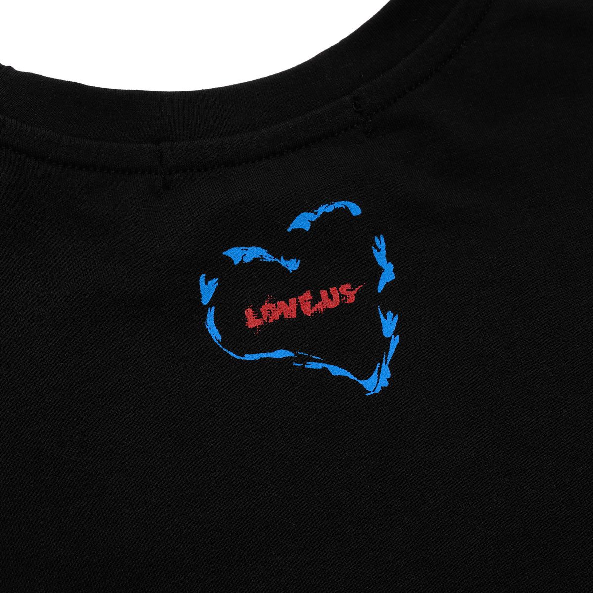 노쿨러스(NOSCOULEURS) (W) LOVE US T-SHIRT BLACK