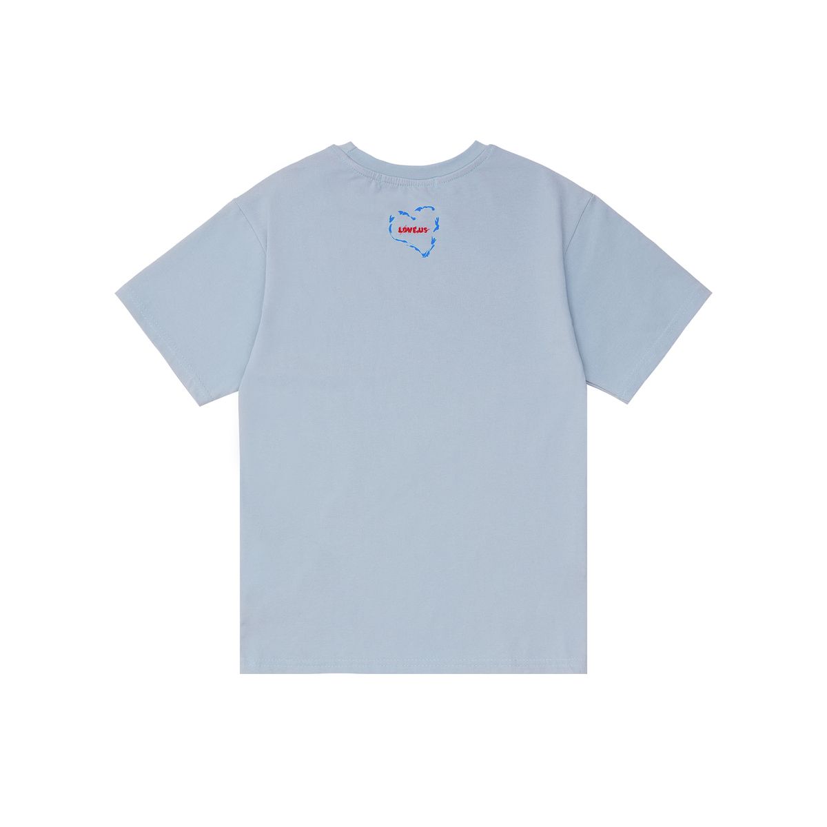 노쿨러스(NOSCOULEURS) (W) LOVE US T-SHIRT BLUE