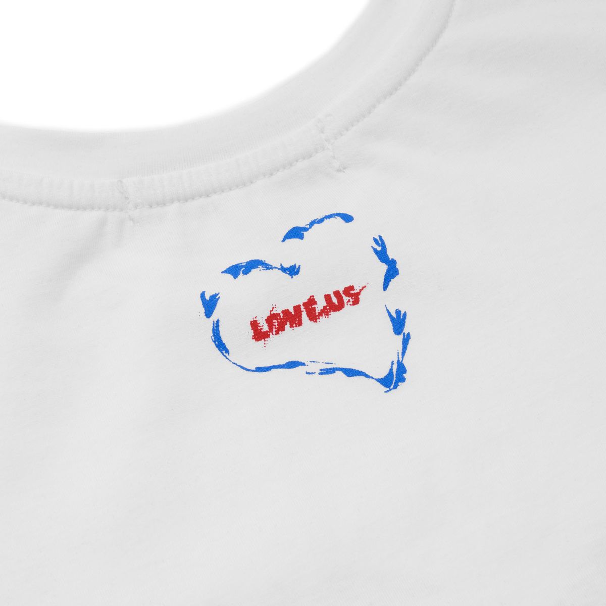 노쿨러스(NOSCOULEURS) (W) LOVE US T-SHIRT WHITE