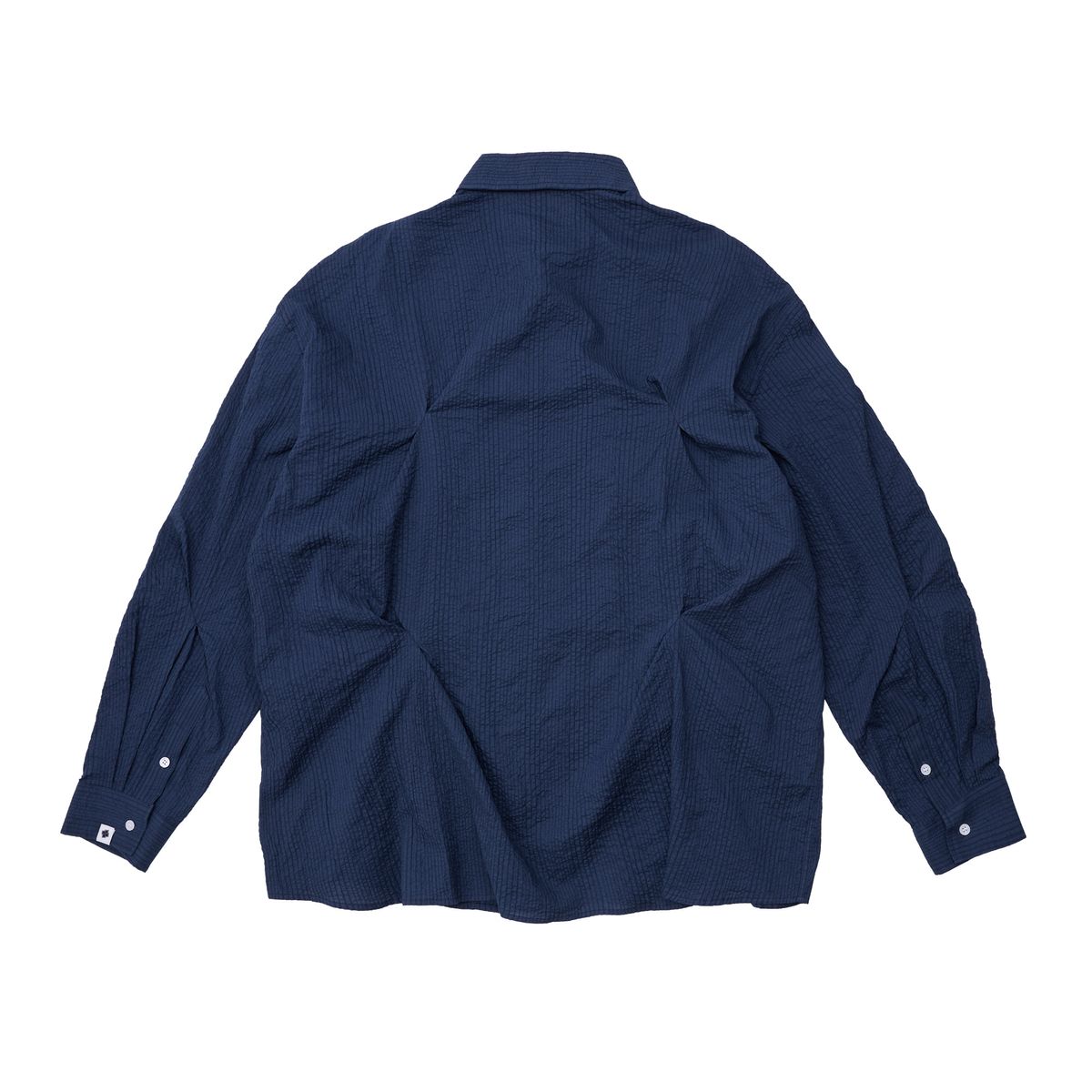 노쿨러스(NOSCOULEURS) SEERSUCKER BITE SHIRTS NAVY