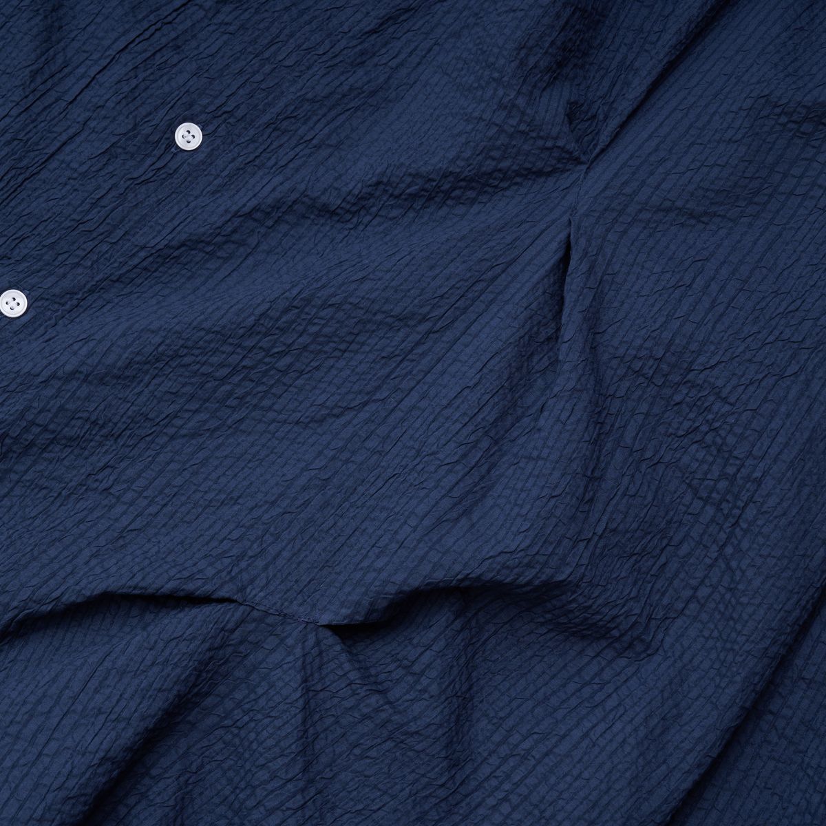 노쿨러스(NOSCOULEURS) SEERSUCKER BITE SHIRTS NAVY