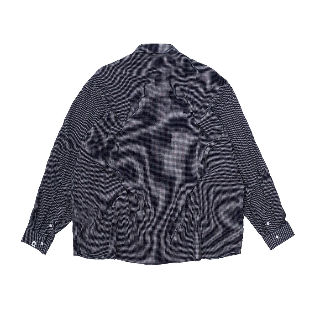 노쿨러스(NOSCOULEURS) SUMMER CHECK BITE SHIRTS BLACK