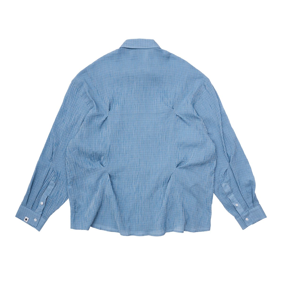 노쿨러스(NOSCOULEURS) SUMMER CHECK BITE SHIRTS SKY