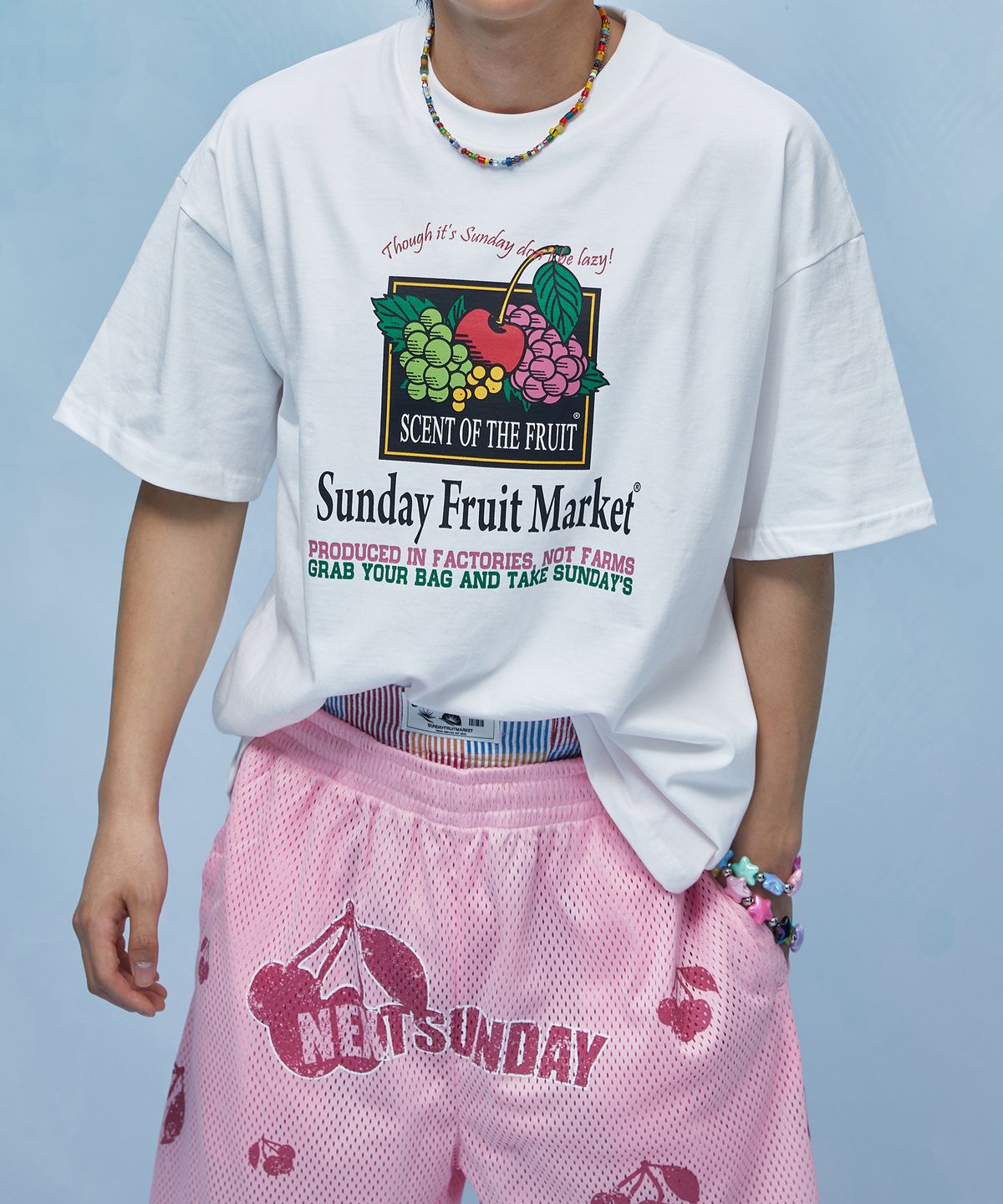 선데이후르츠마켓(SUNDAY FRUIT MARKET) MARKET TEE IVORY