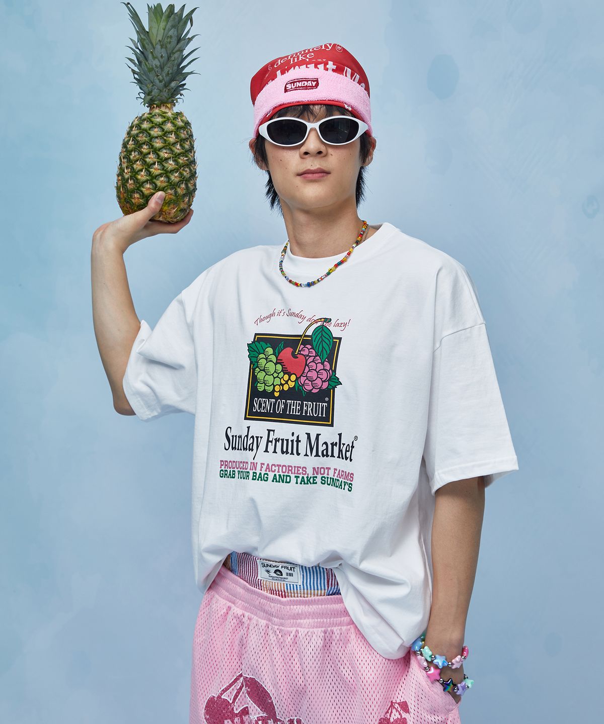 선데이후르츠마켓(SUNDAY FRUIT MARKET) MARKET TEE IVORY