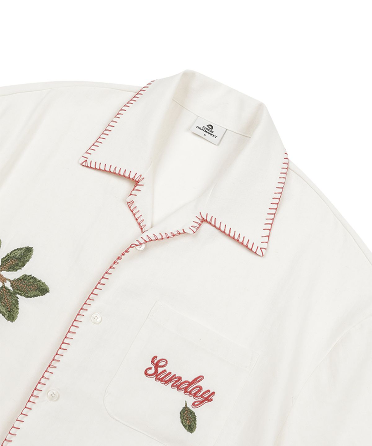선데이후르츠마켓(SUNDAY FRUIT MARKET) RED CHERRY SHIRT IVORY