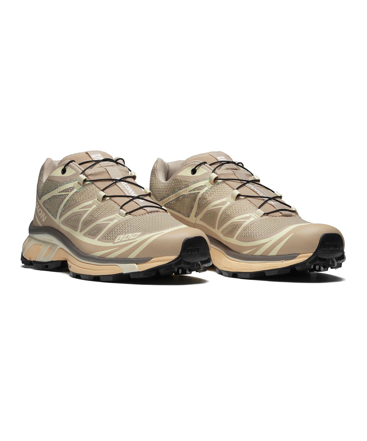 살로몬(SALOMON) XT-6 마인드풀 3 - 화이트 페퍼:트랜스페어런트 옐로우:팔콘 / L47467100