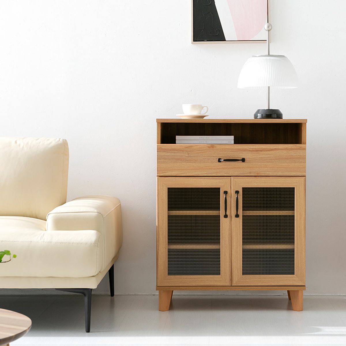 마켓비(MARKETB) 펨바 2문1서랍 수납장 RVM9070LC