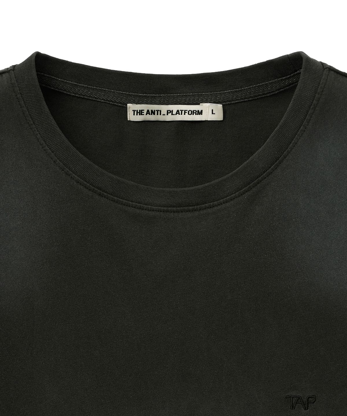 디안티플랫폼(THE ANTI PLATFORM) 선블리치 레귤러핏 티셔츠 (차콜)