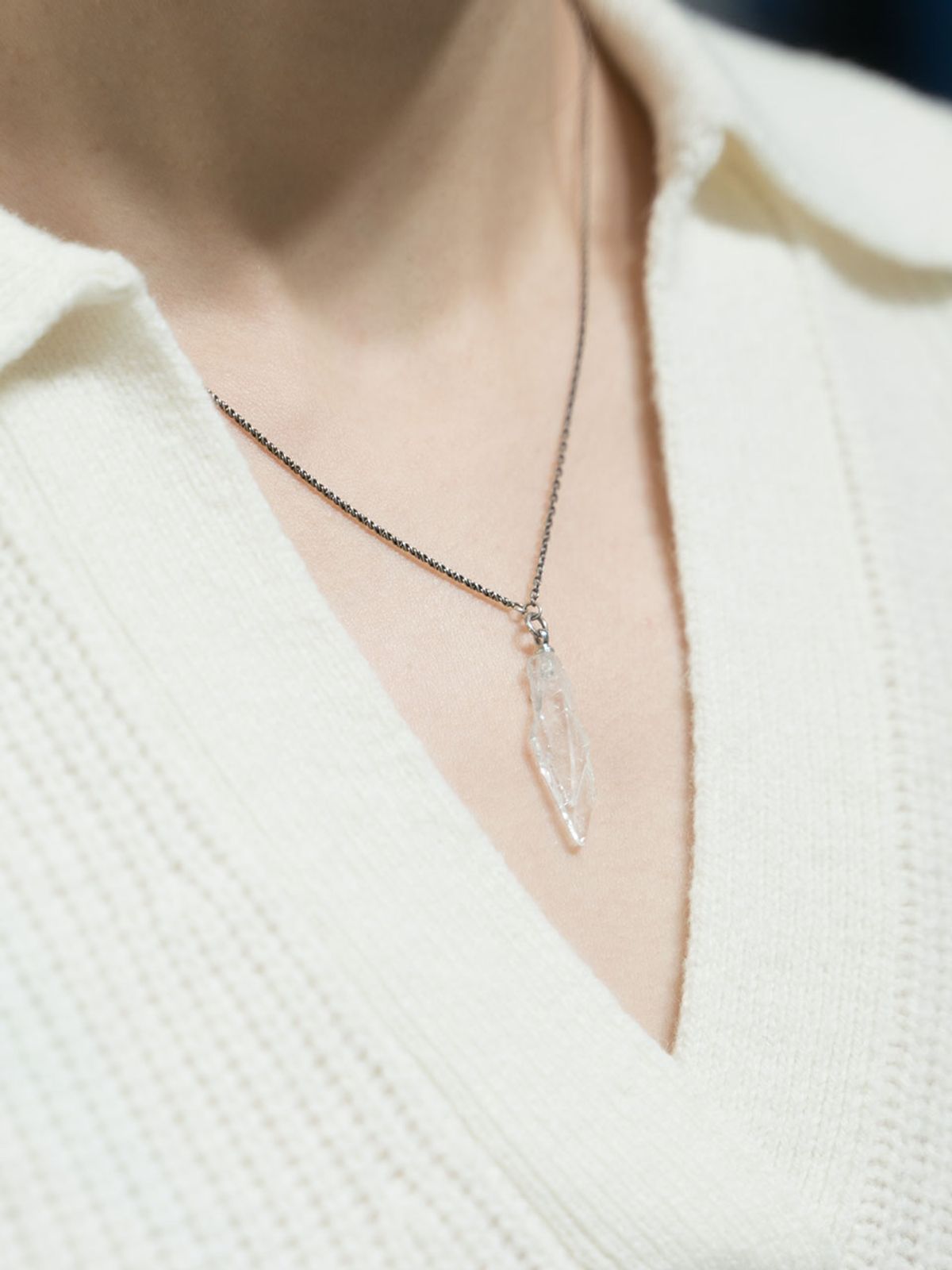 하랑(HARANG) HR 311N_Crystal Quartz Necklace