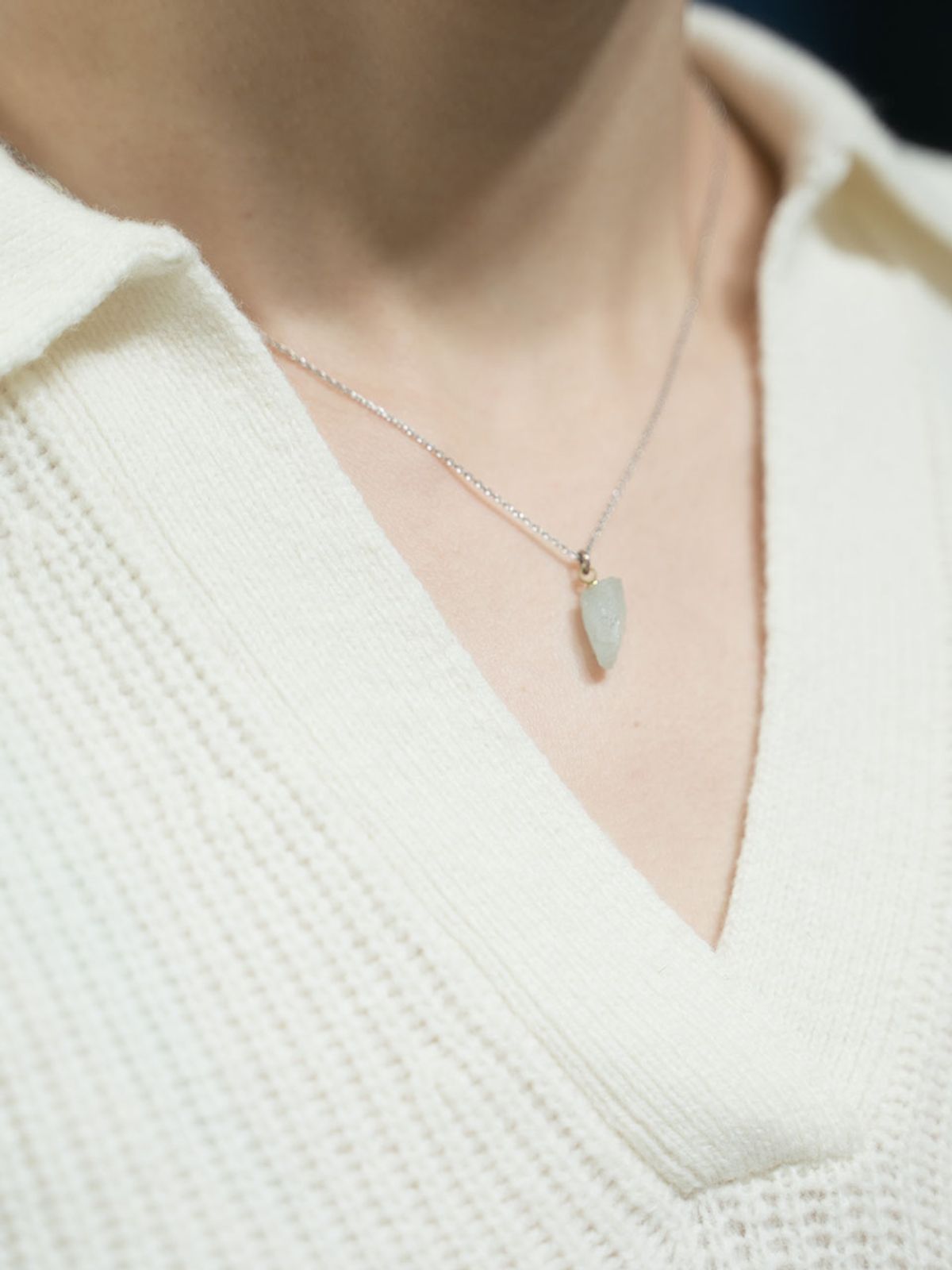 하랑(HARANG) HR 312N_Moonstone Necklace