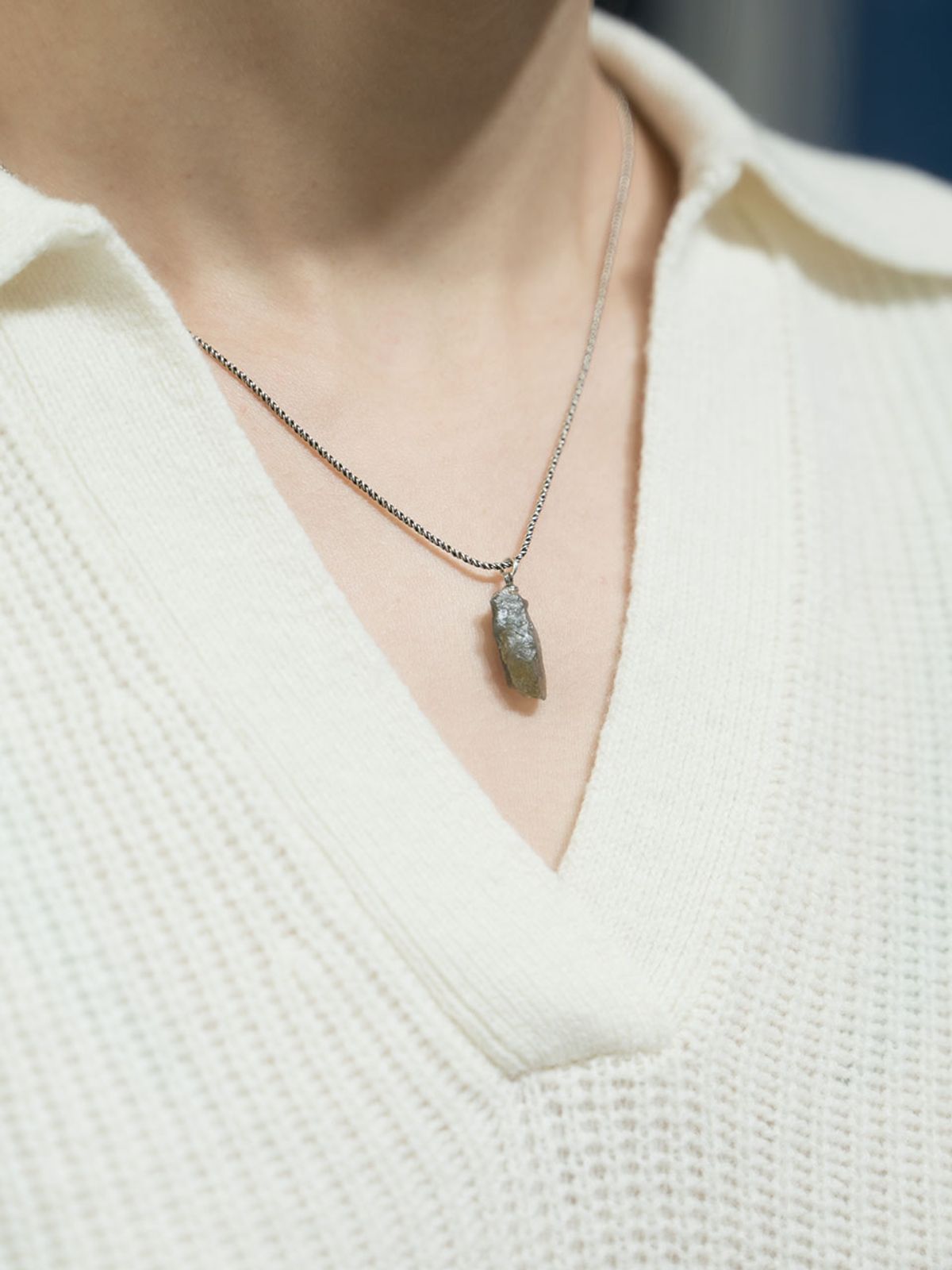 하랑(HARANG) HR 315N_Labradorite Necklace