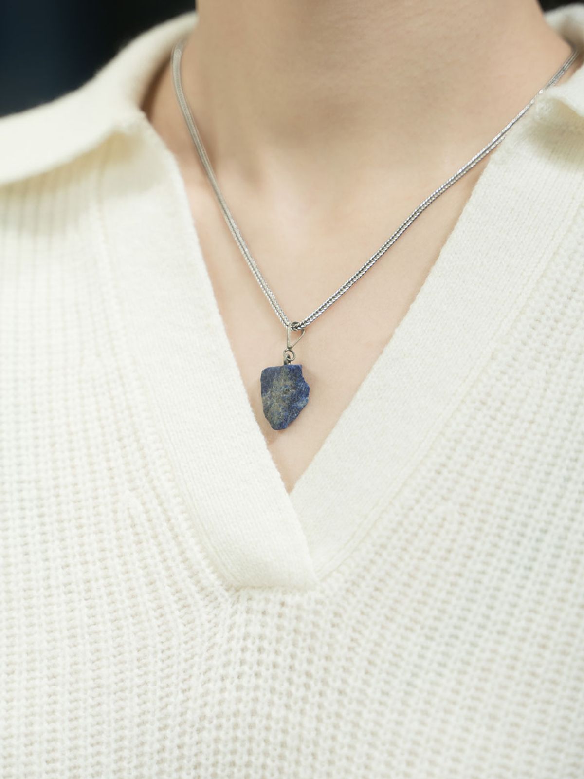 하랑(HARANG) HR 321N_Lapis Lazuli Necklace