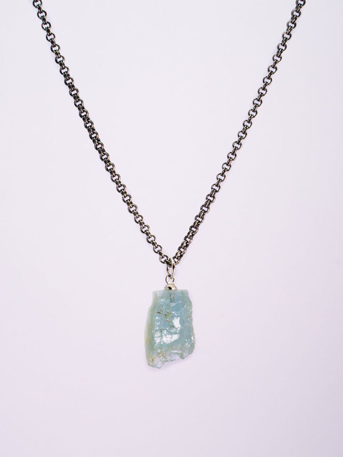 하랑(HARANG) HR 323N_Aquamarine Necklace