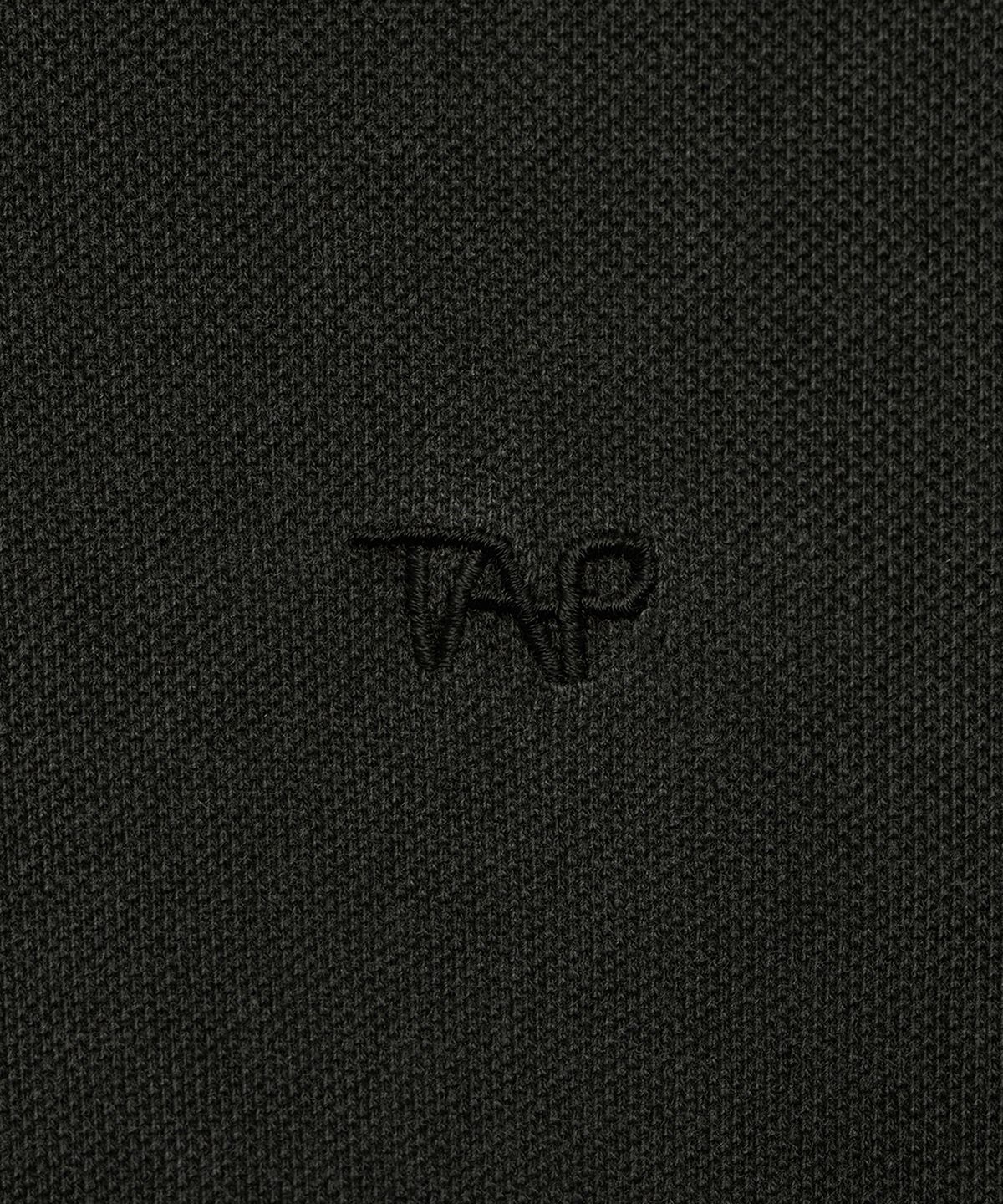 디안티플랫폼(THE ANTI PLATFORM) 피그먼트 오버핏 집업 피케 셔츠 (차콜)