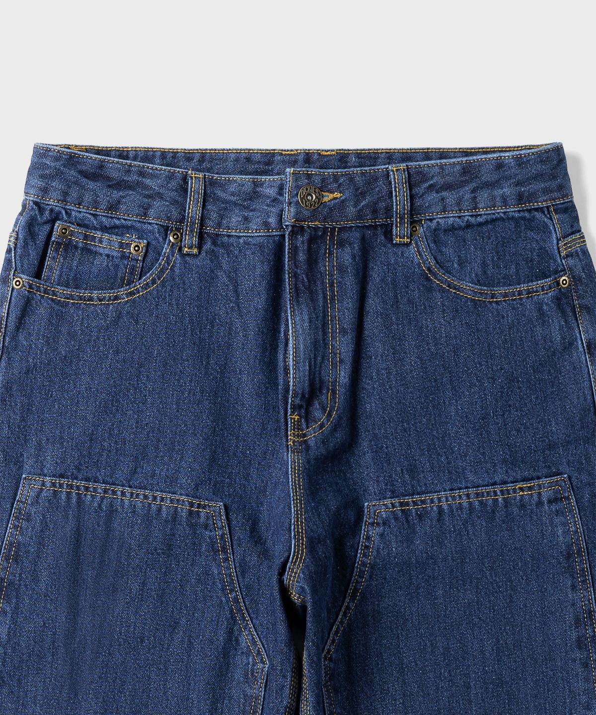디키즈(DICKIES) 더블니 카펜터 데님 팬츠 Vintage Blue