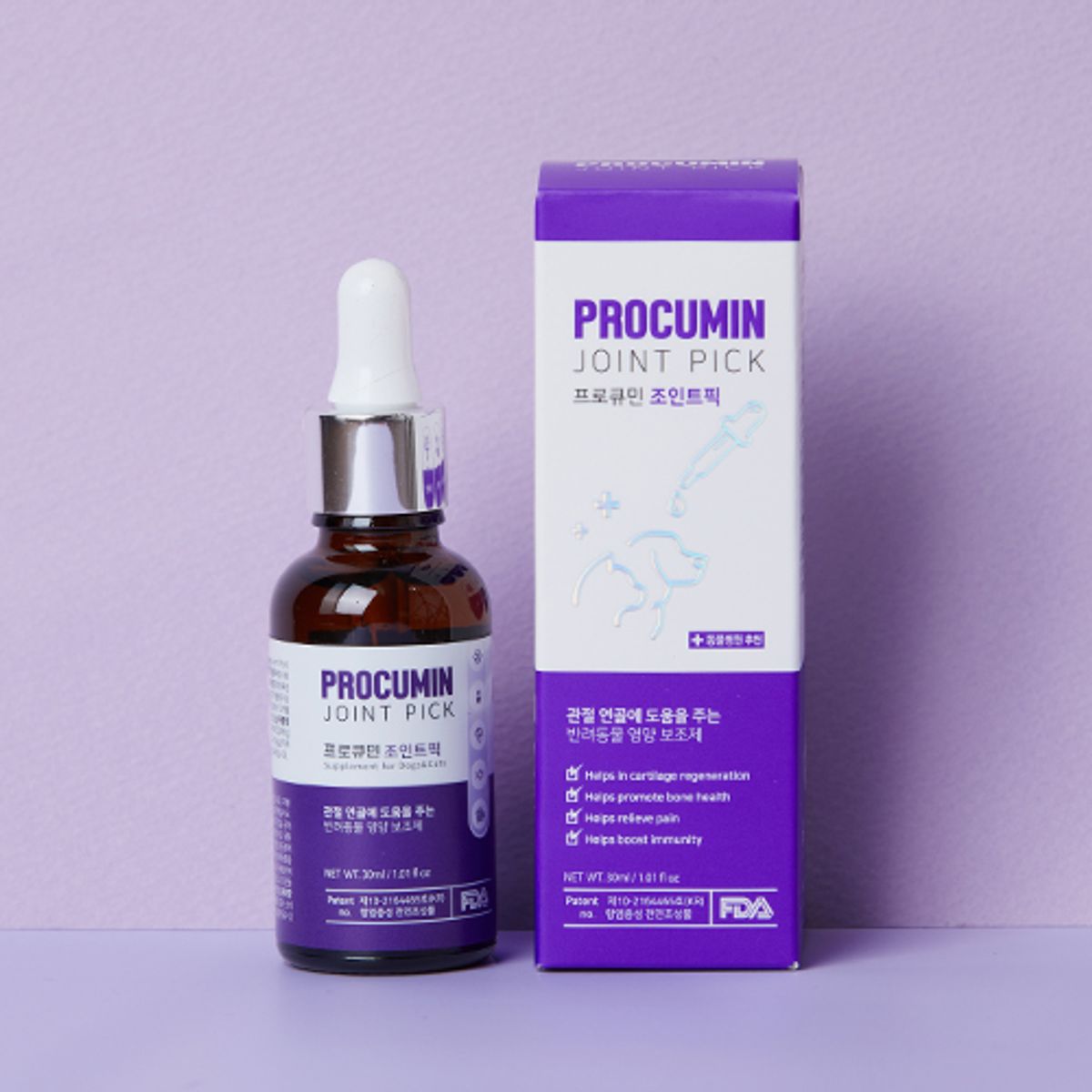 프로큐민(PROCUMIN) 조인트픽 30ml (반려동물 뼈,관절 슬개골 영양제)