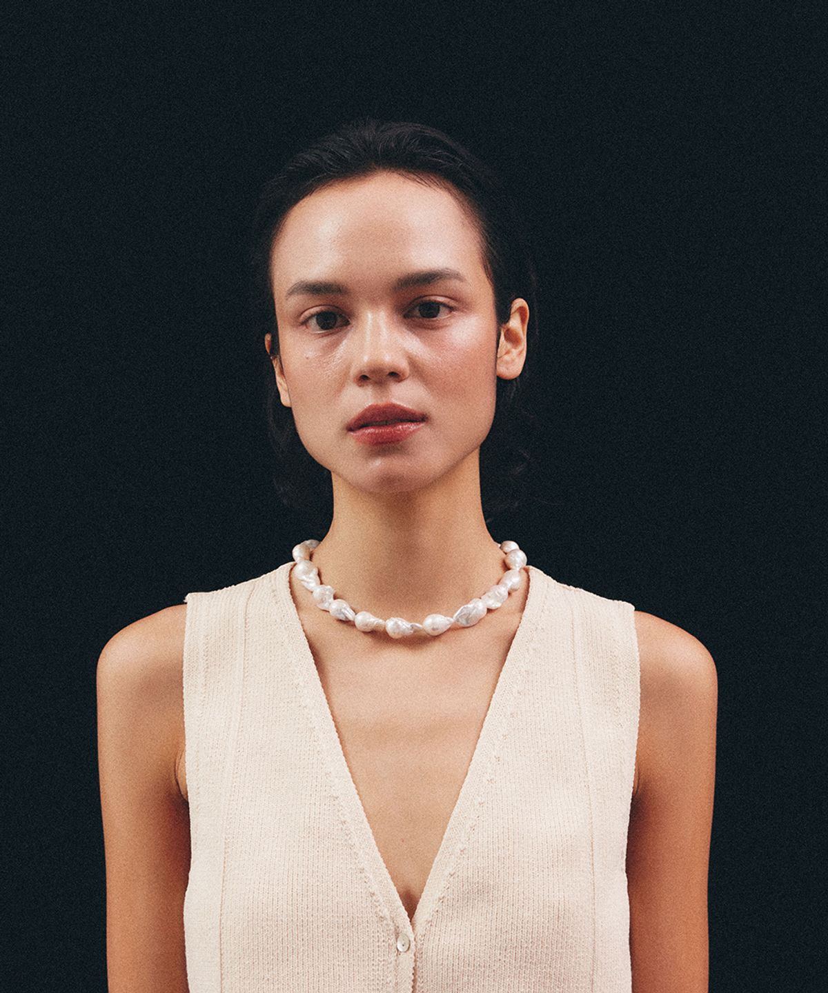 로울(LOWOOL) Queen pearl necklace