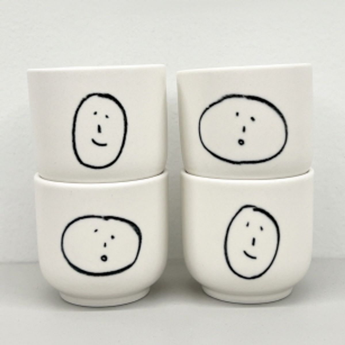 포터리씨(POTTERT℃) 머엉 소주잔(납작이+길쭉이 세트)