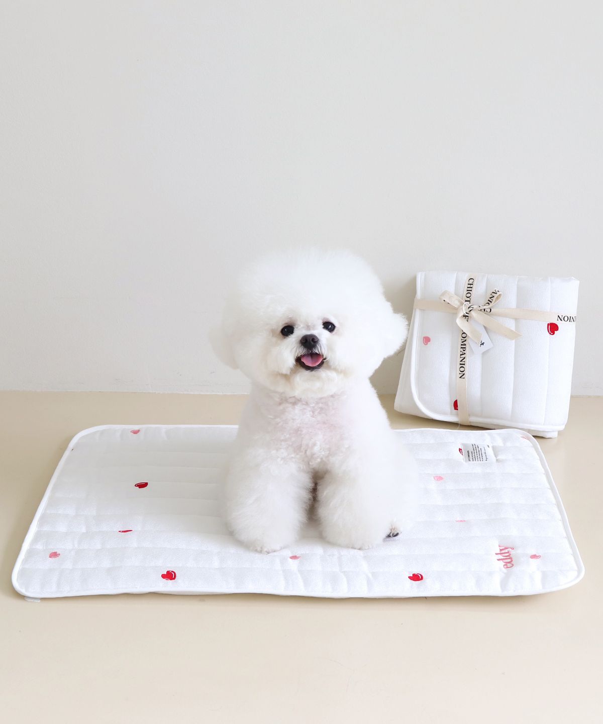 쉬오트(CHIOT) 리프레쉬 인견 쿨매트 (하트)