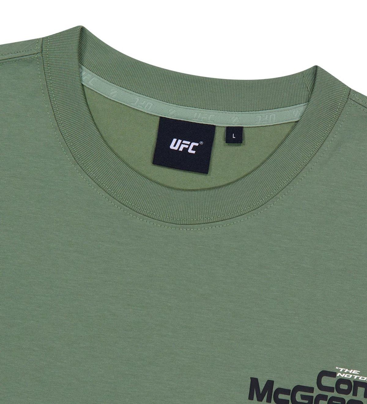 유에프씨 스포츠(UFC SPORT) UFC 맥그리거 워딩 반팔티 라이트 카키 U2SSV2359LK