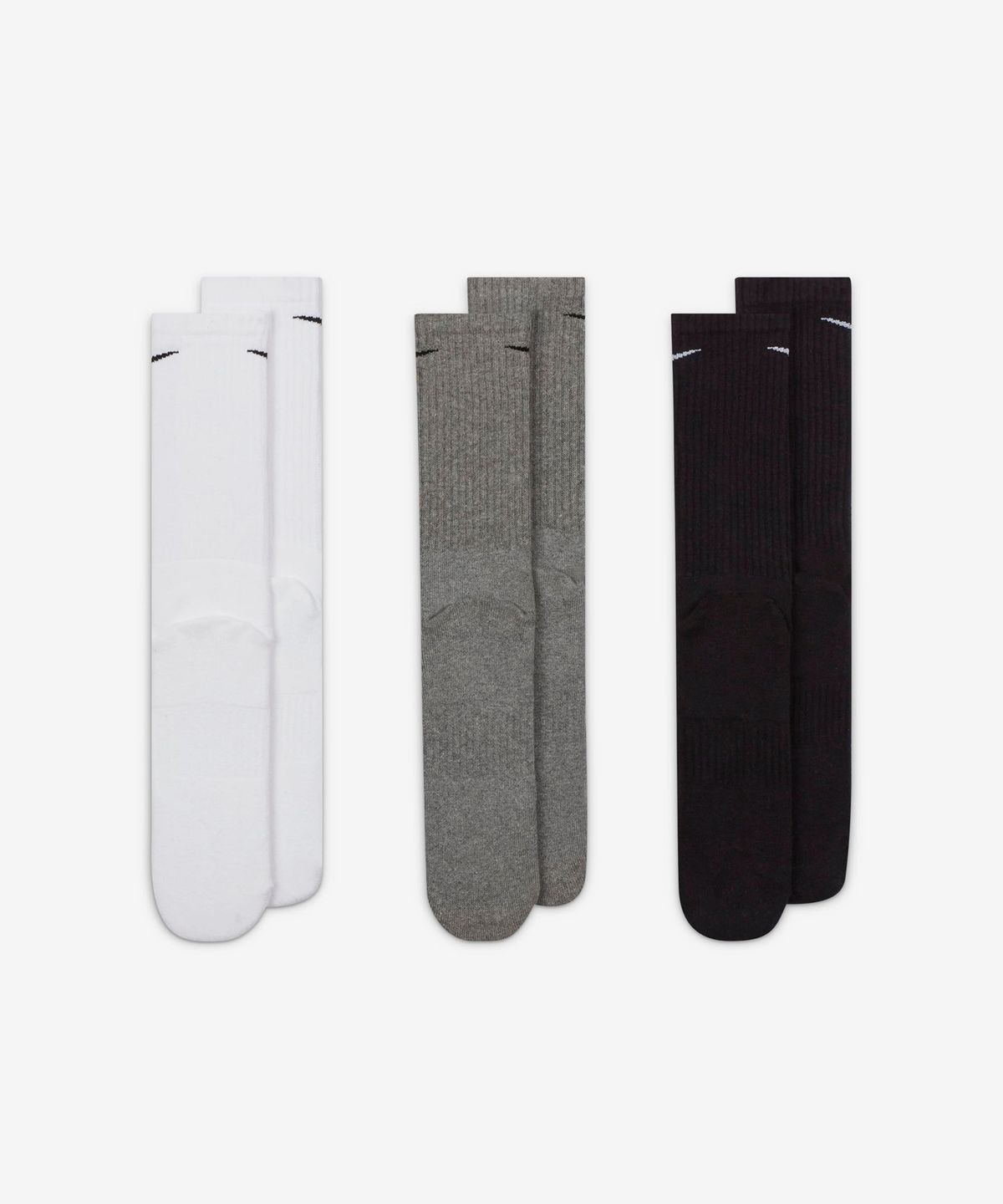 나이키(NIKE) 에브리데이 쿠션 트레이닝 크루 삭스(3켤레) - 멀티 컬러 / SX7664-964
