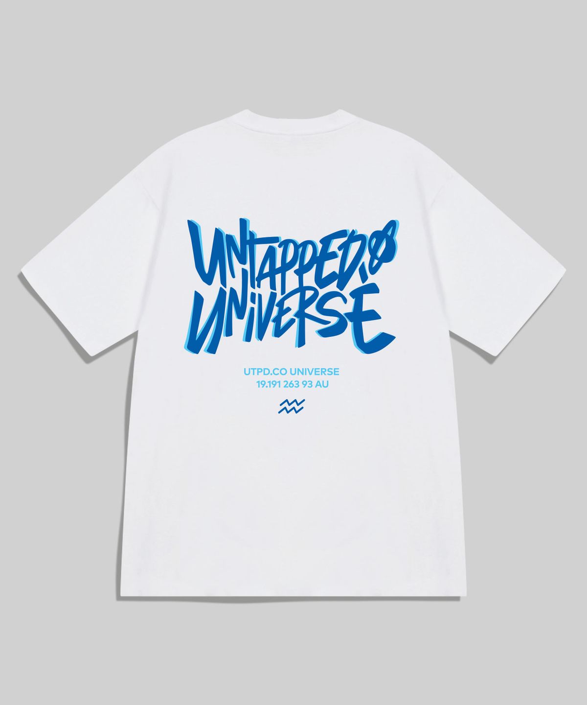 언탭트 스튜디오(UNTAPPED STUDIO) 유니버스 오버랩 퓨어코튼 빅 오버핏 반팔 티셔츠 4COLOR