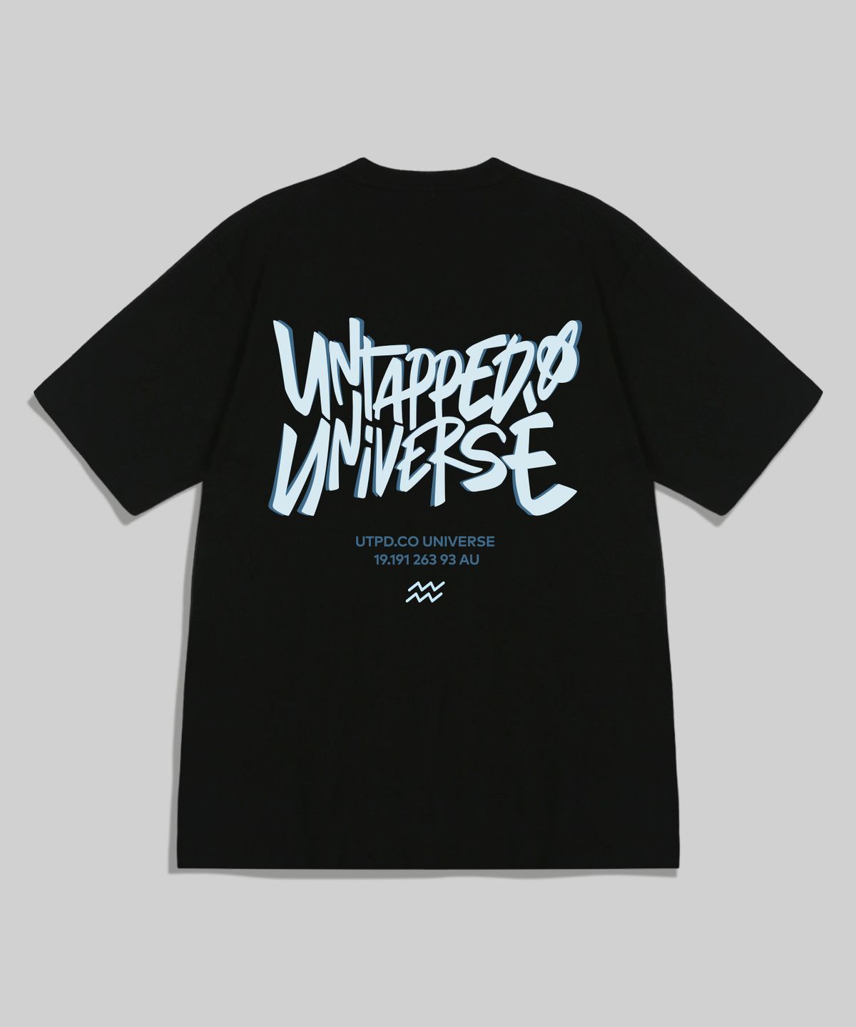 언탭트 스튜디오(UNTAPPED STUDIO) 유니버스 오버랩 퓨어코튼 빅 오버핏 반팔 티셔츠 4COLOR