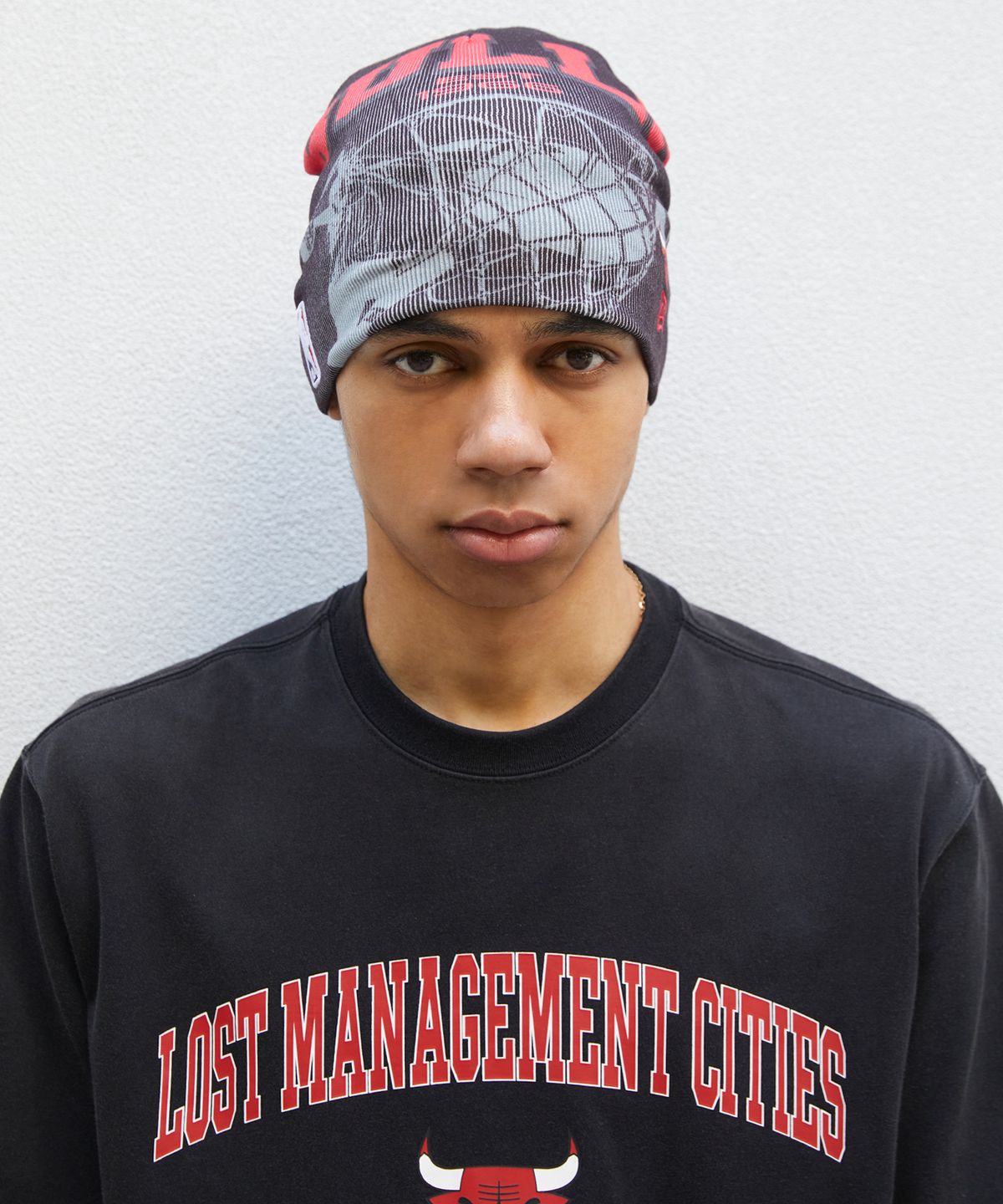 엘엠씨(LMC) LMC X NEWERA AOP BEANIE black