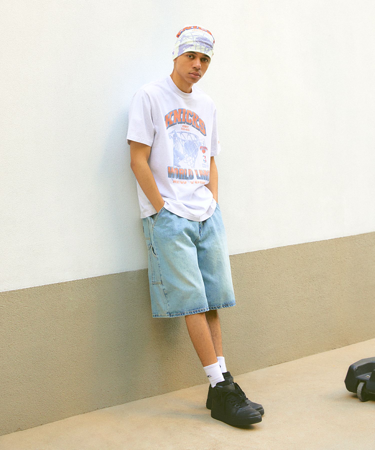 MUSINSA | LMC LMC x NEWERA WORLD TEE heather gray