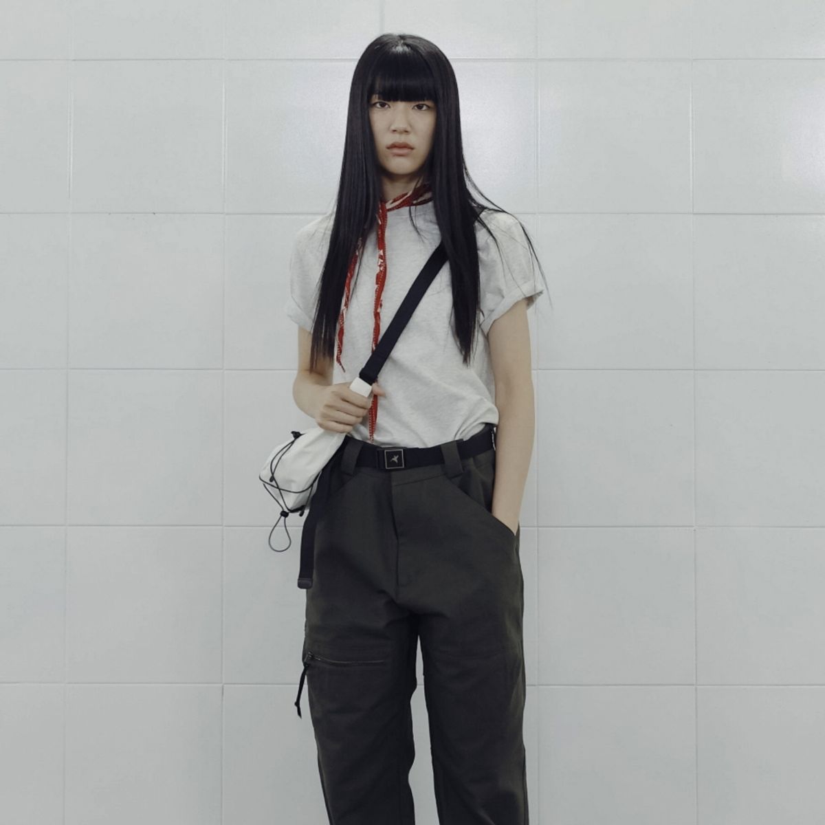스위치(SWEETCH) VOYAGER BODY BAG 001 White